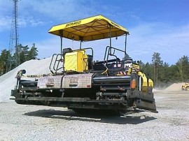 Аренда гусеничного асфальтоукладчика BOMAG-600 С