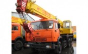 Аренда крана "Ивановец" на базе шасси "Камаз" 6х4 (25 т.)
